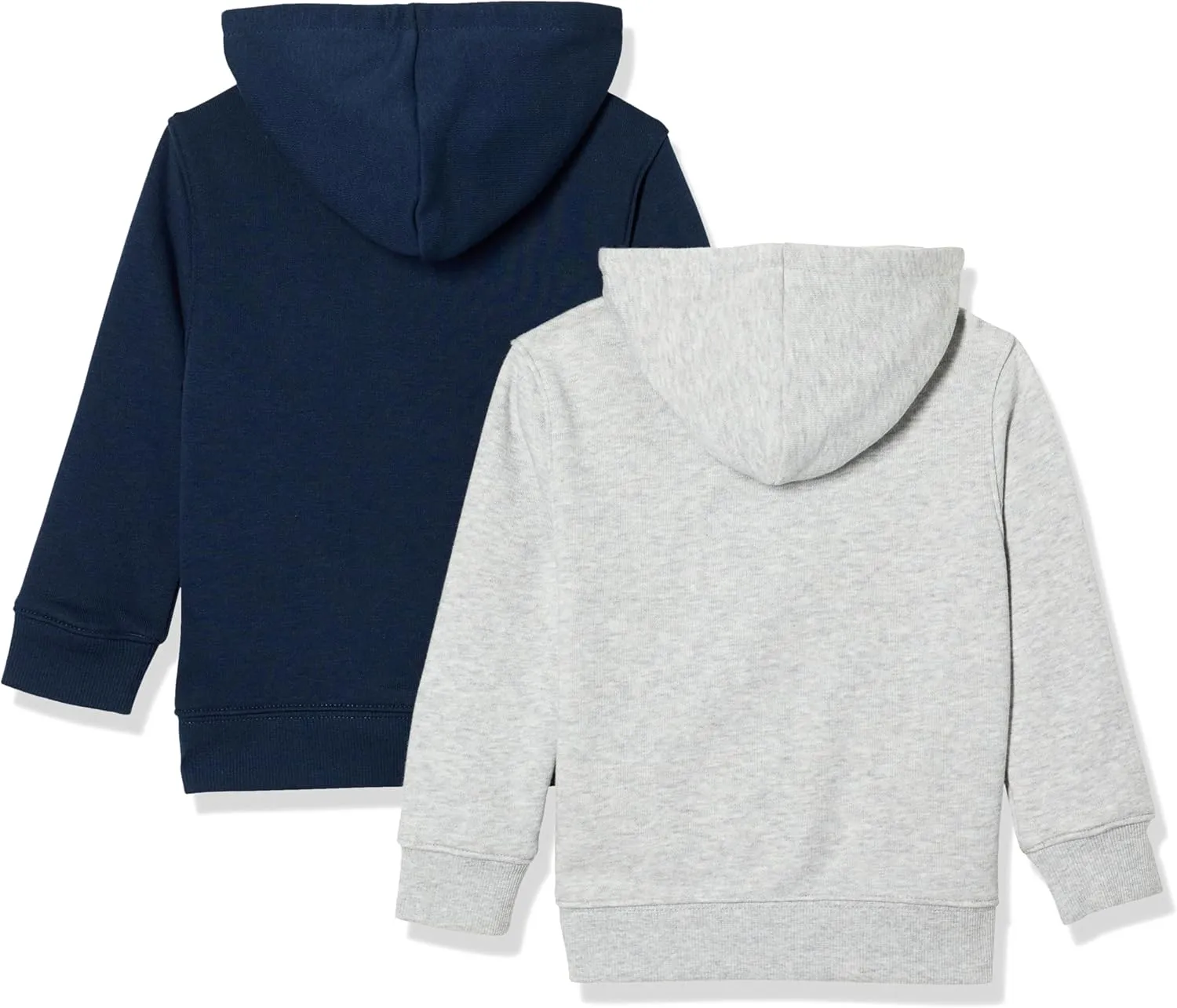 Amazon Essentials Unisex Toddlers and Babies' French Terry Zip-Up Hoodie, Multipacks