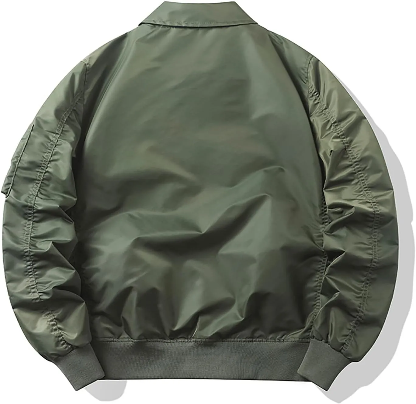 BAIMORE Men's Fall Winter MA-1 Military Jacket Fall Winter Flight Lightweight Bomber Jacket Windbreaker