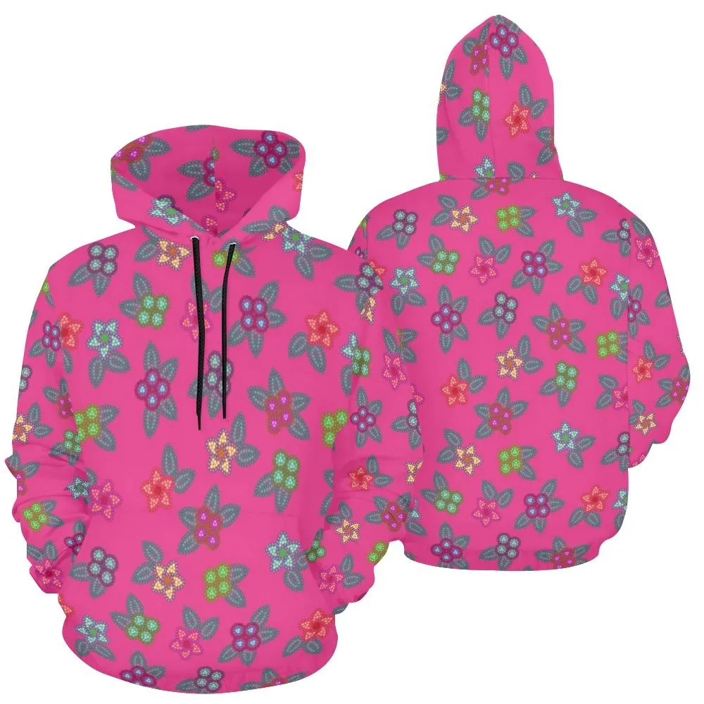 Berry Flowers Hoodie for Women (USA Size)
