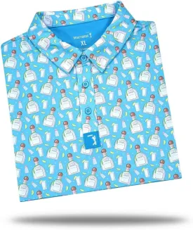 Bogey Bros - Funny Golf Polo Shirts  4 Way Stretch Mens Golf Shirts Short Sleeve, Golf Polos for Men with UPF 50 Protection