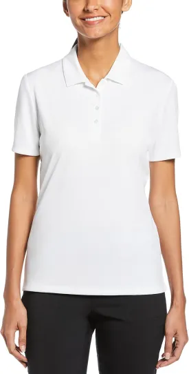 Callaway Women's Tournament Short Sleeve Golf Polo Shirt, Added Stretch, Moisture-Wicking, Sun Protection