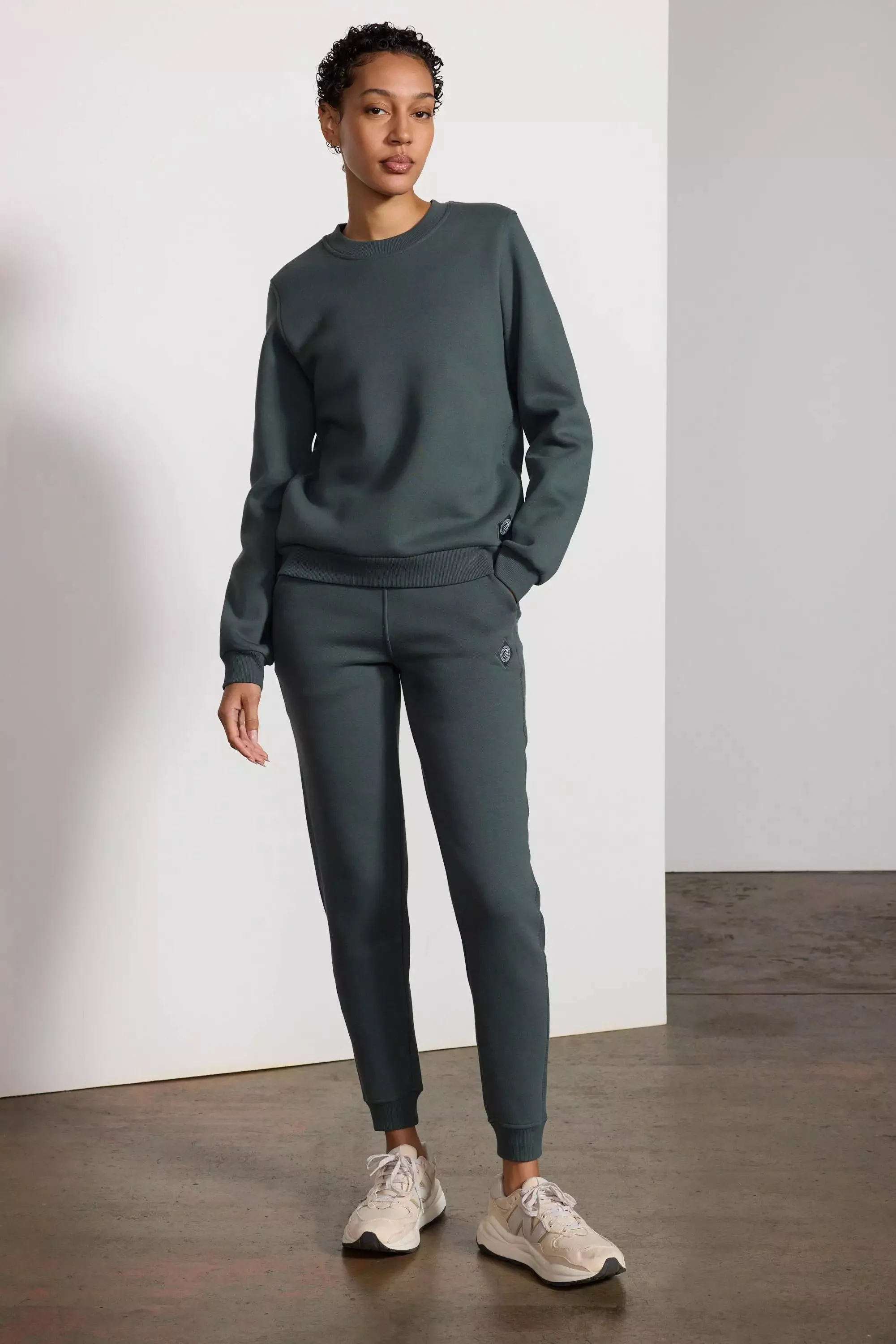 Comfort Fleece Jogger - Bay Leaf