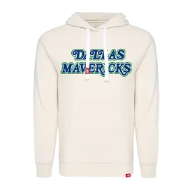 DALLAS MAVERICKS SPORTIQE WOMENS HARDWOOD CLASSIC AVA BONE HOODIE