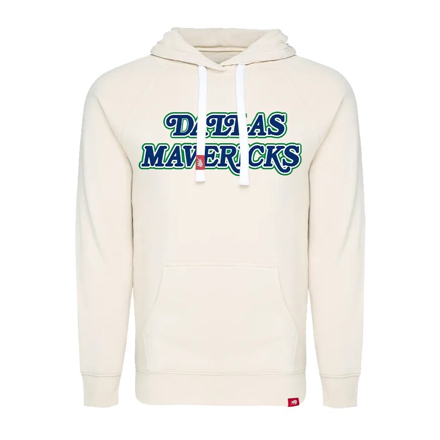 DALLAS MAVERICKS SPORTIQE WOMENS HARDWOOD CLASSIC AVA BONE HOODIE