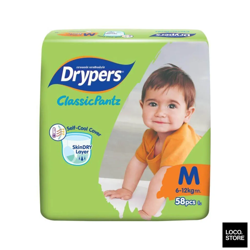 Drypers ClassicPantz M Mega  58s