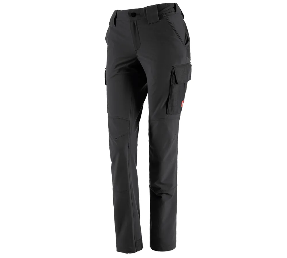 Funct. cargo trousers e.s.dynashield solid, ladies