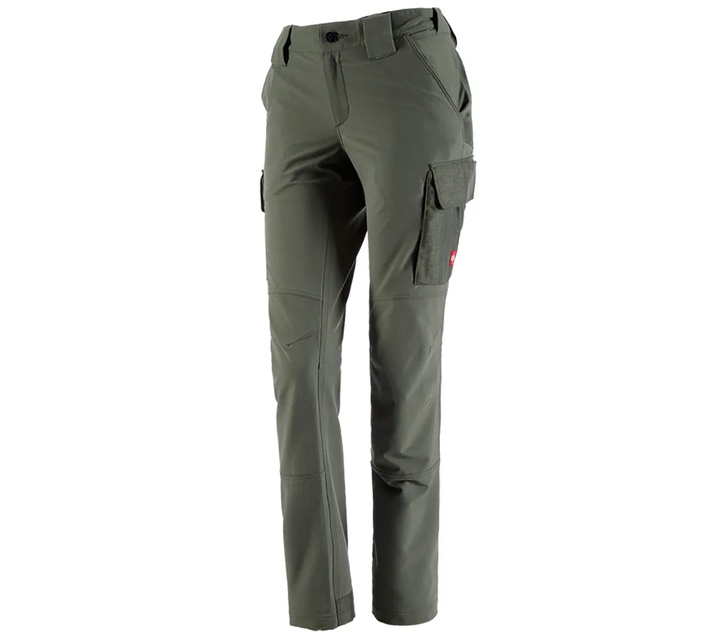 Funct. cargo trousers e.s.dynashield solid, ladies