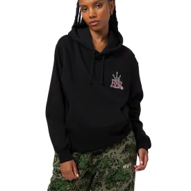 HUF CROWN P/O HOODIE // BLACK
