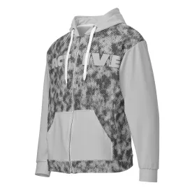 Humble Sportswear™ Men's Grey Active Zip Hoodie
