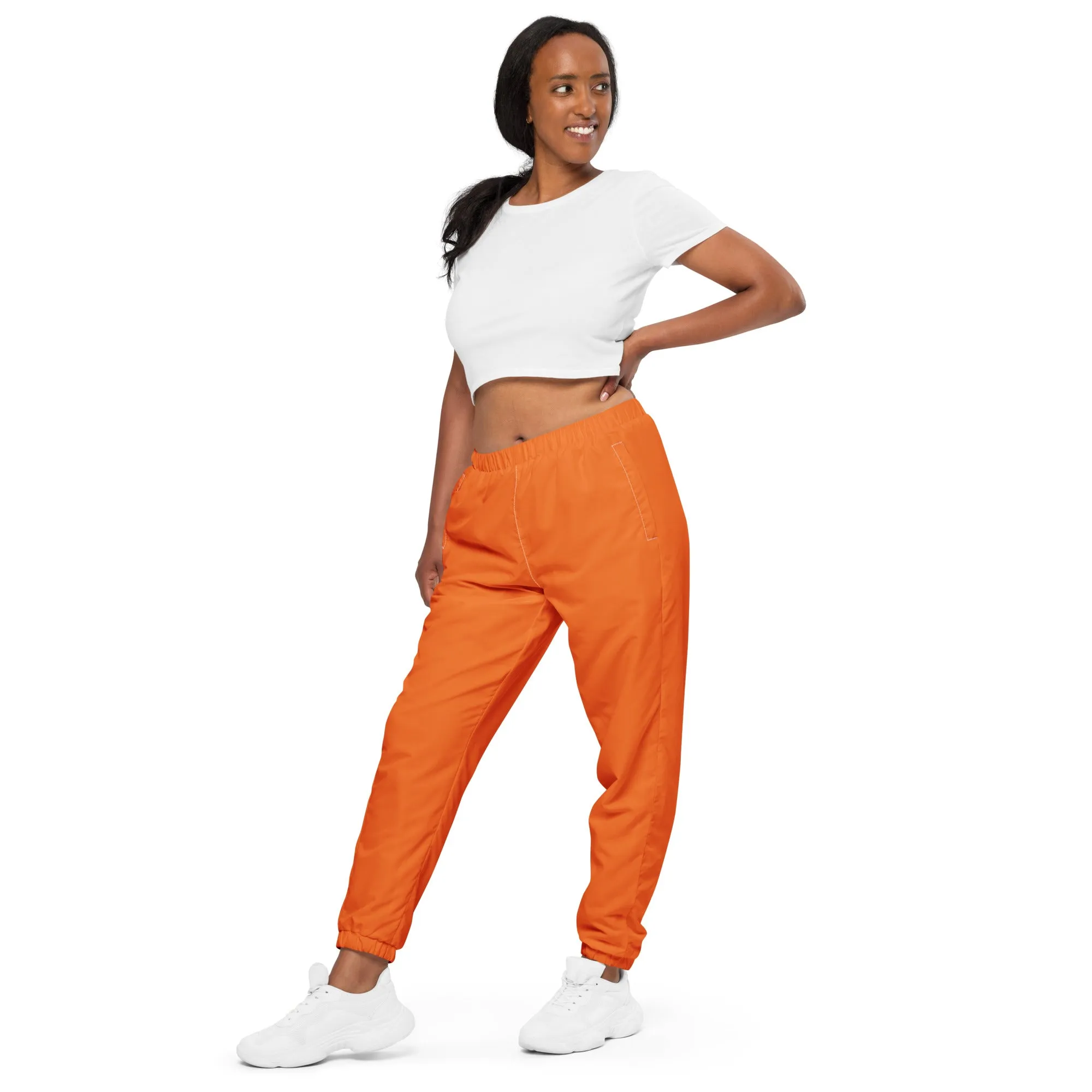 Humble Sportswear™ Women's Farah Orange Lightweight Track Pants