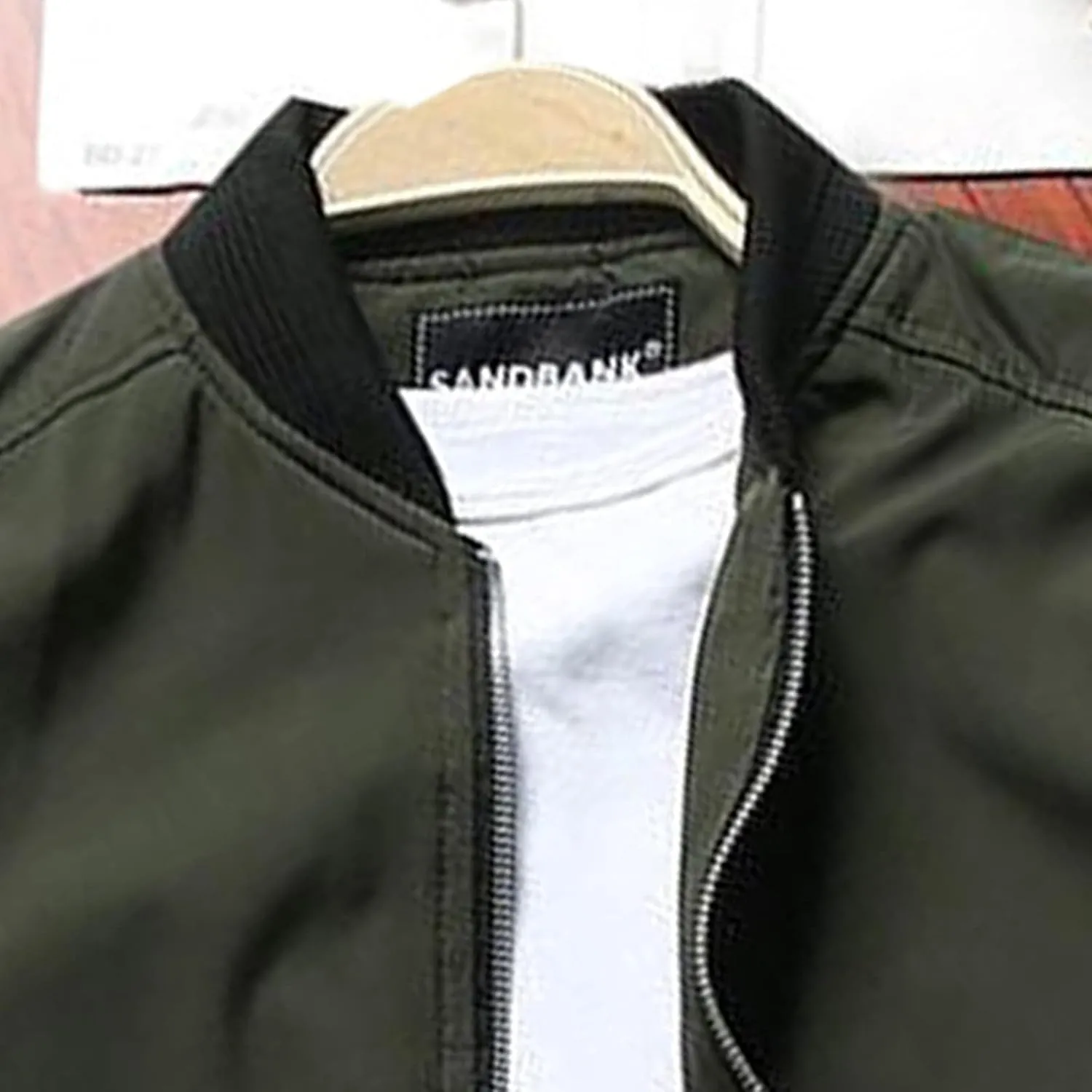 Jackets for Men, Men's Lightweight Bomber Jacket Outdoor Windproof Windbreaker Varsity Jacket Softshell Coat Outwear