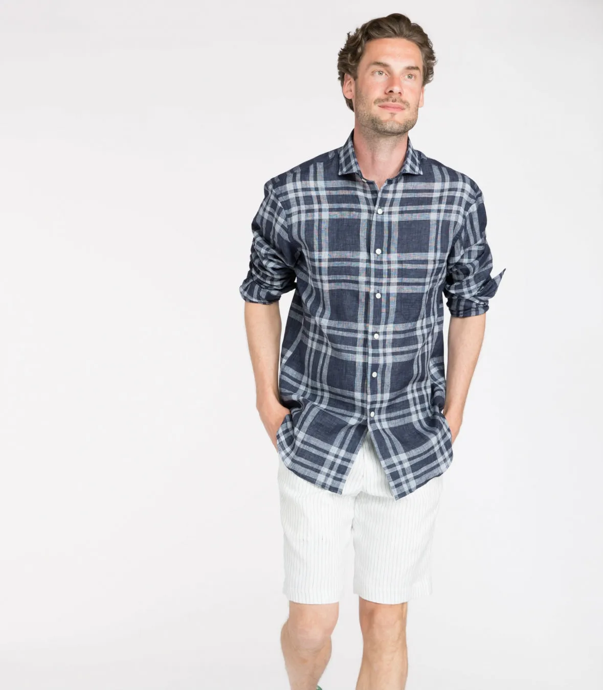Men's Linen Garda Shorts