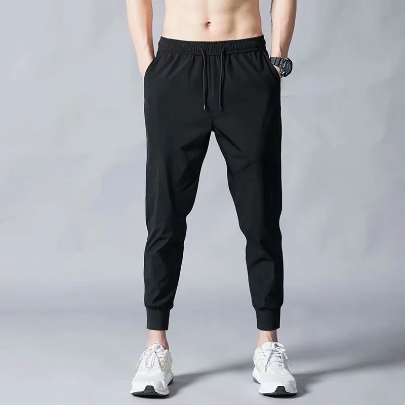 Men's Trendy Ice Silk Casual Sports Trousers