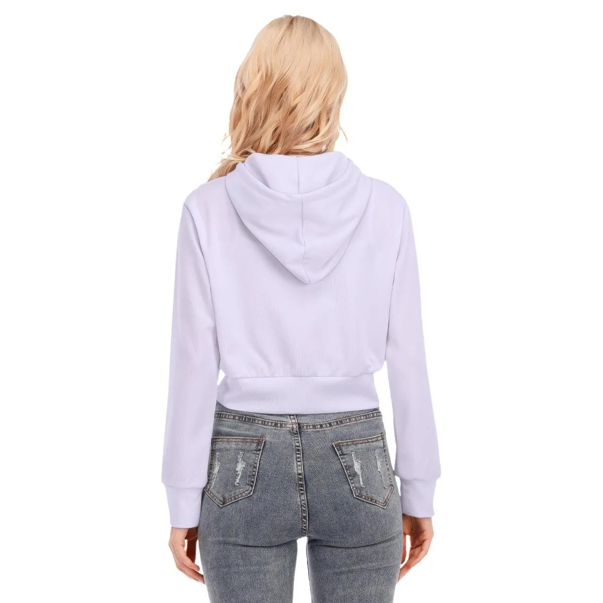 Misha Crop Top baby Purple Hoodie Jacket