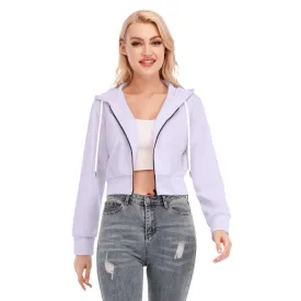 Misha Crop Top baby Purple Hoodie Jacket