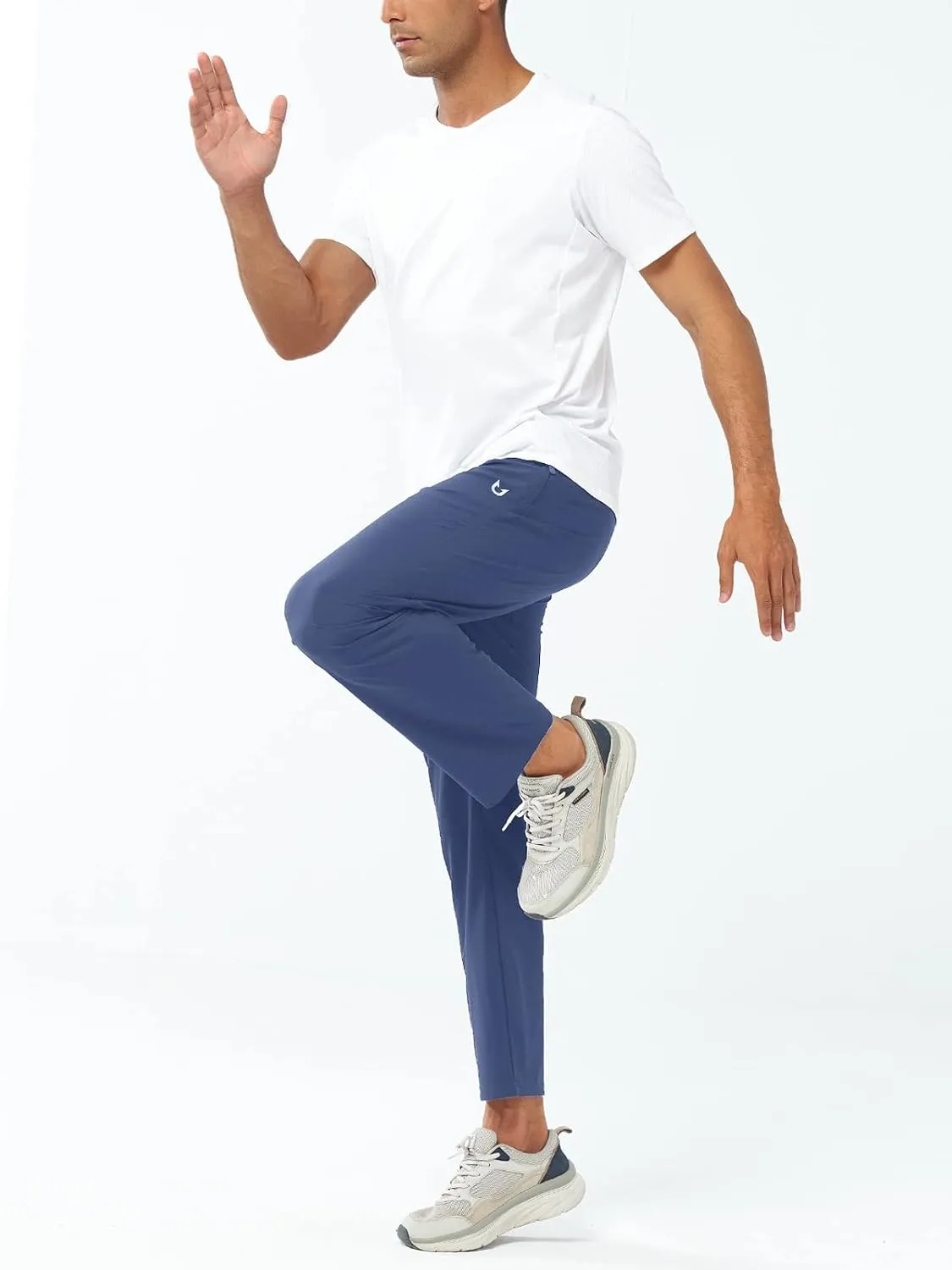 NORTHYARD Men's Athletic Pants Running Workout Joggers Lightweight Gym Jogging Track Casual Sweatpants with Zipper Pockets