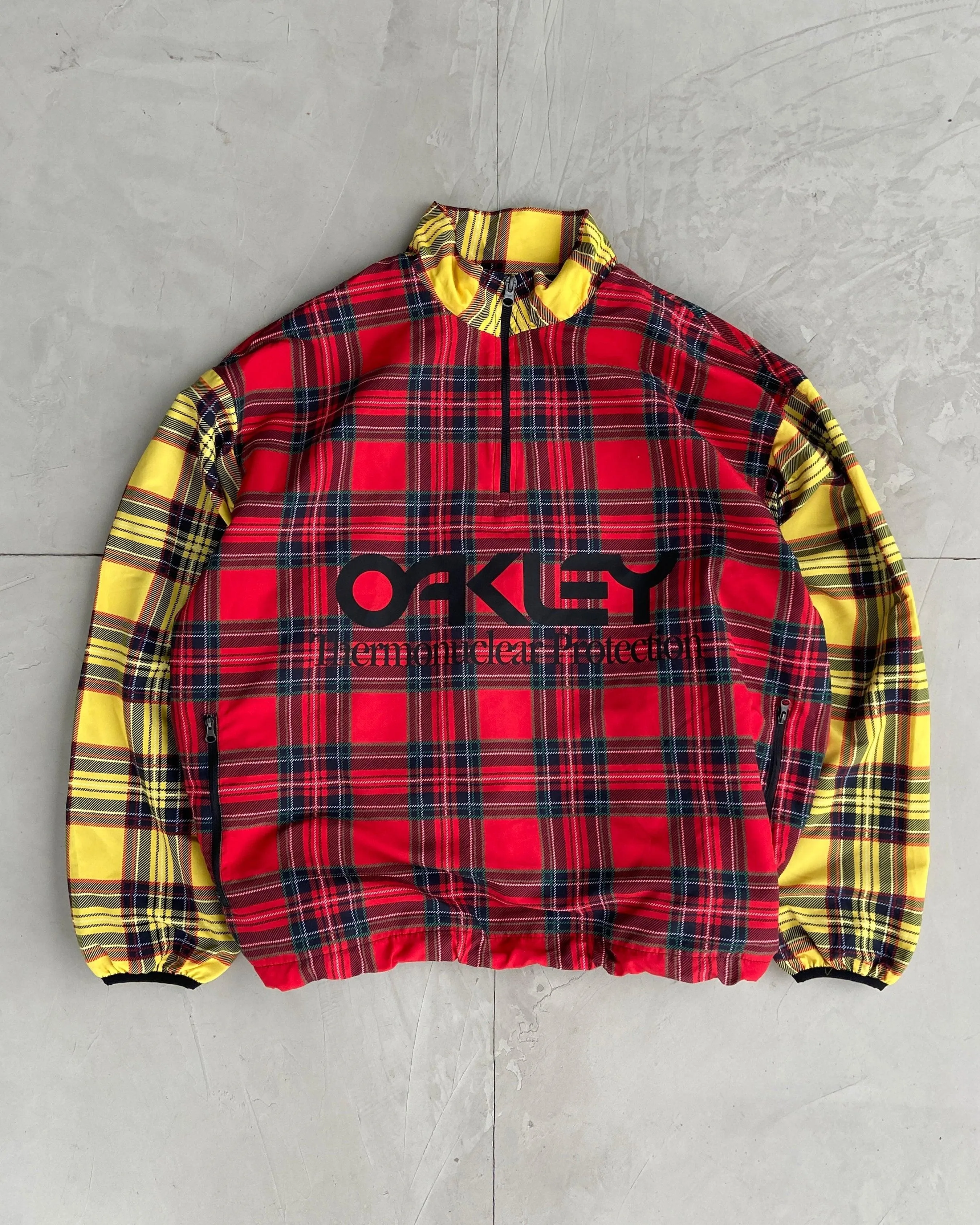OAKLEY PLAID CHECK JACKET - M/L