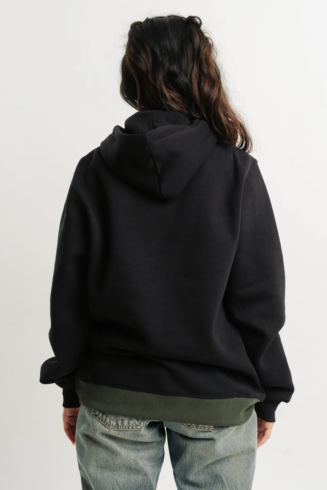 Olive Black Freakin Hoodie
