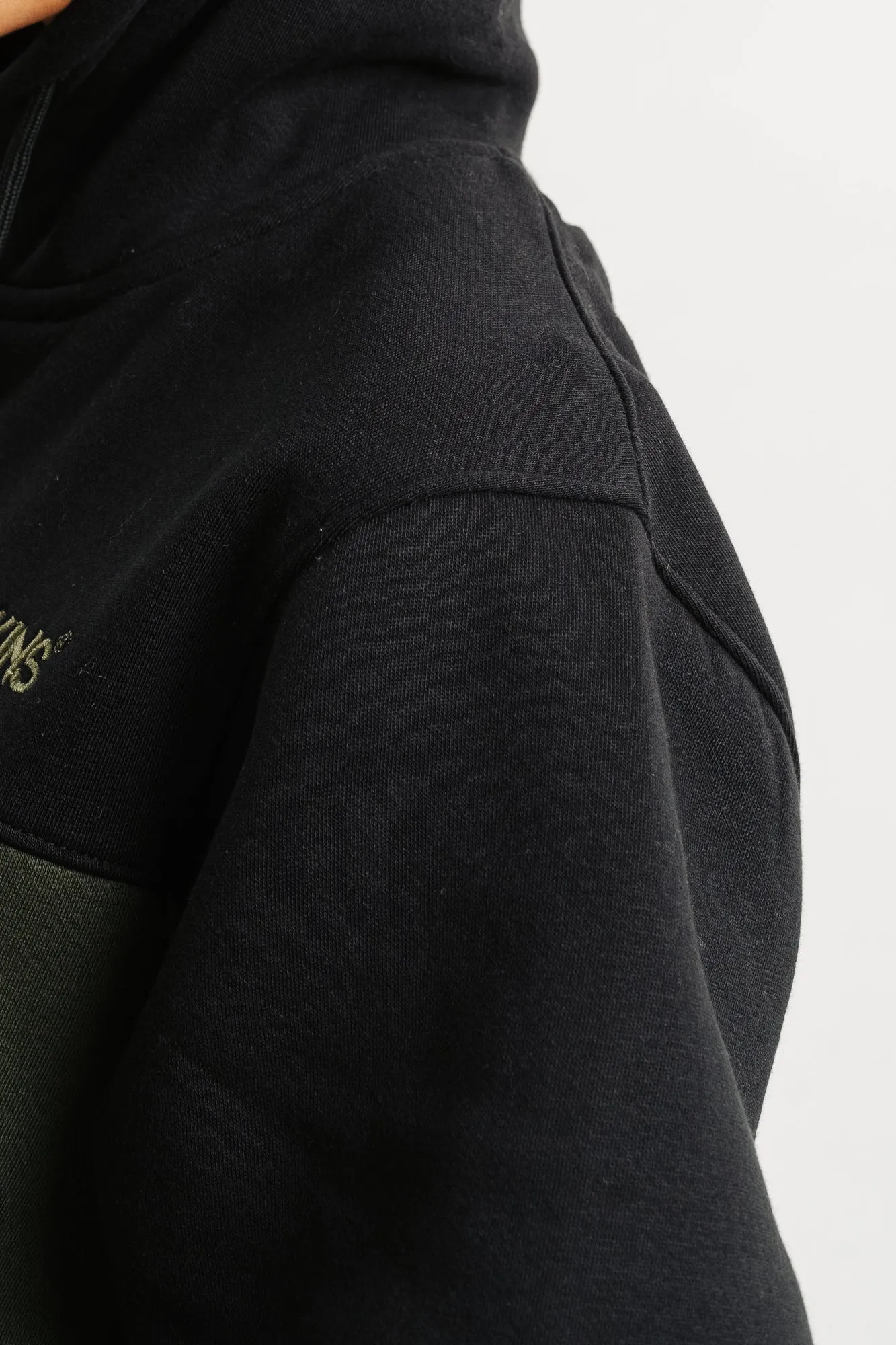 Olive Black Freakin Hoodie
