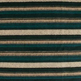 Printed Jacquard Coating - NEW MEXICO - Stripes - Green