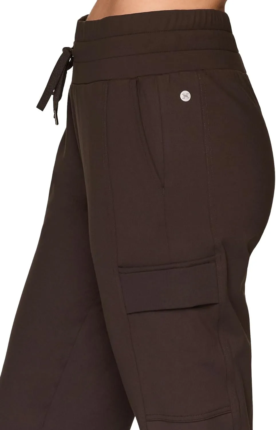 RBX Activewear Women's Jogger Pant Cargo Pants, Lightweight Buttery Soft Full Length Jogger Sweatpants with Pockets