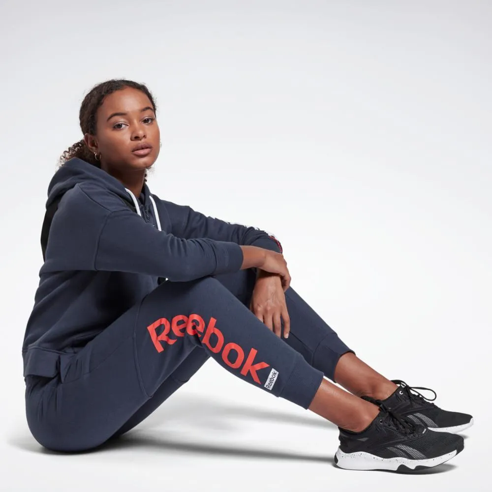 Reebok Apparel Women Linear Logo Sweat Pants HERNVY