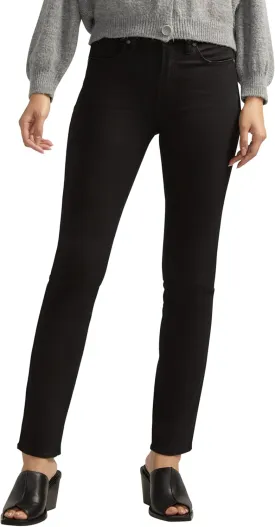 Silver Jeans Co. Women's Avery High Rise Curvy Fit Straight Leg Jeans