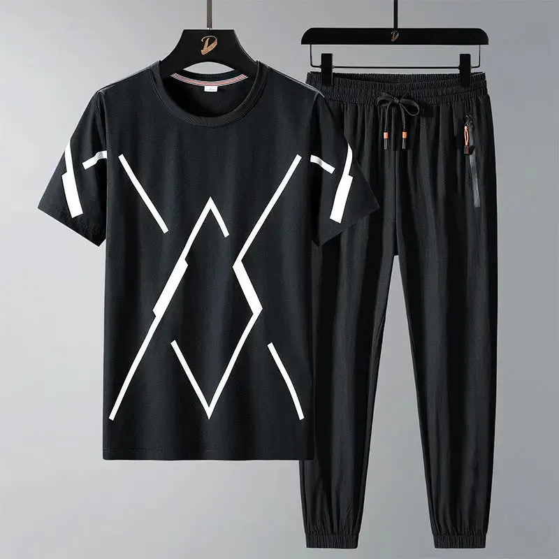 Summer Silk Sports Suit