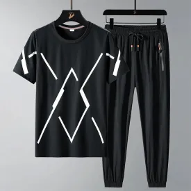 Summer Silk Sports Suit