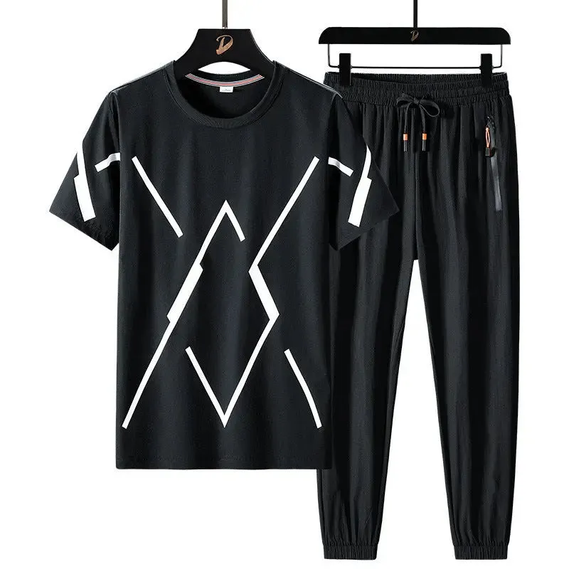 Summer Silk Sports Suit