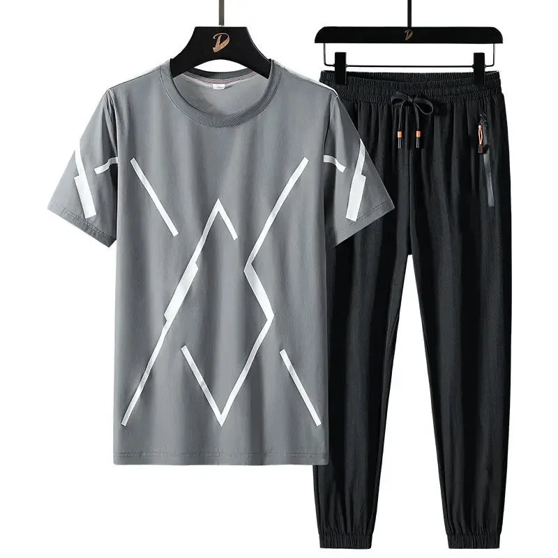 Summer Silk Sports Suit