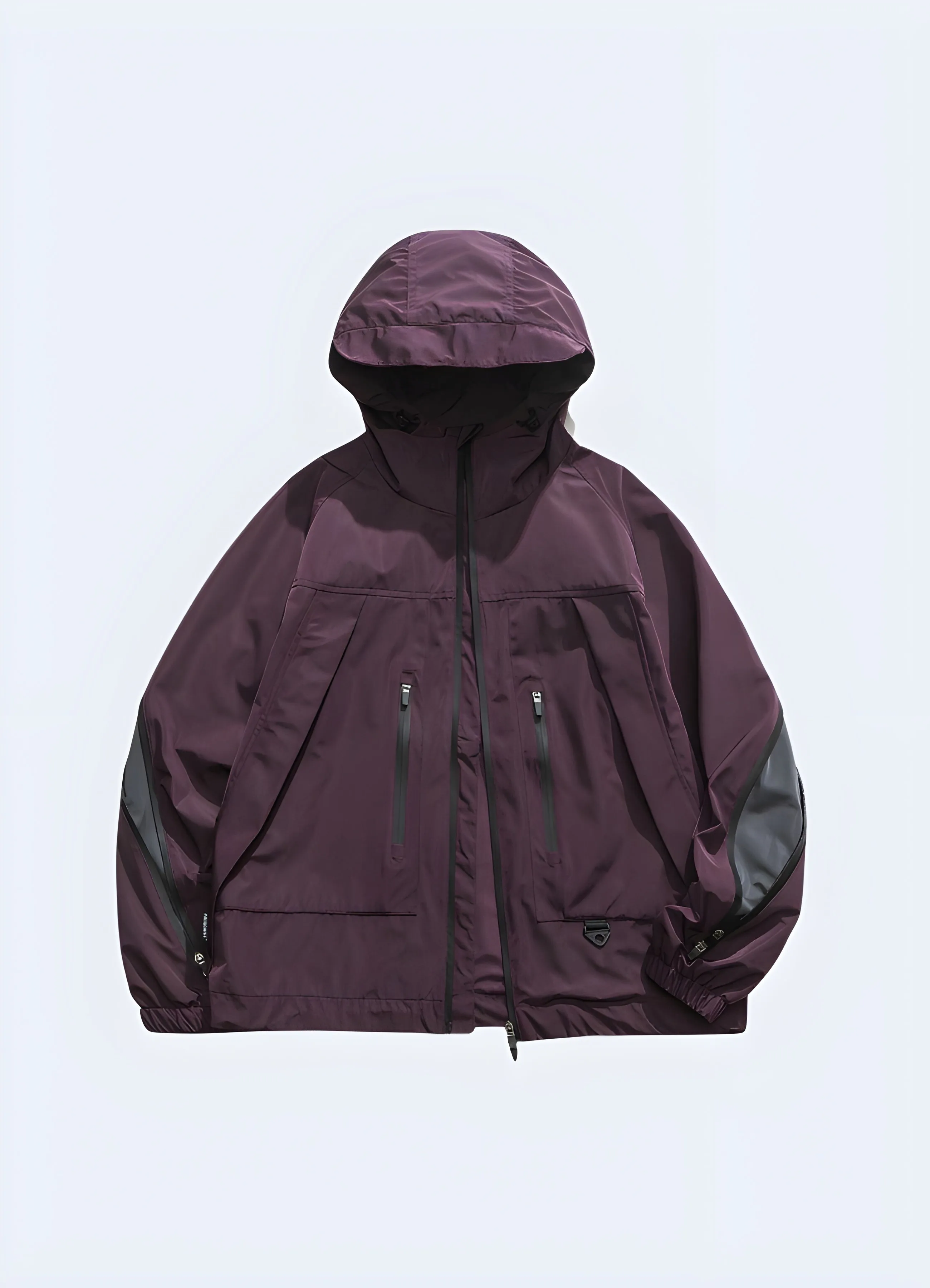 Techwear Tactical Purple Windbreaker Women
