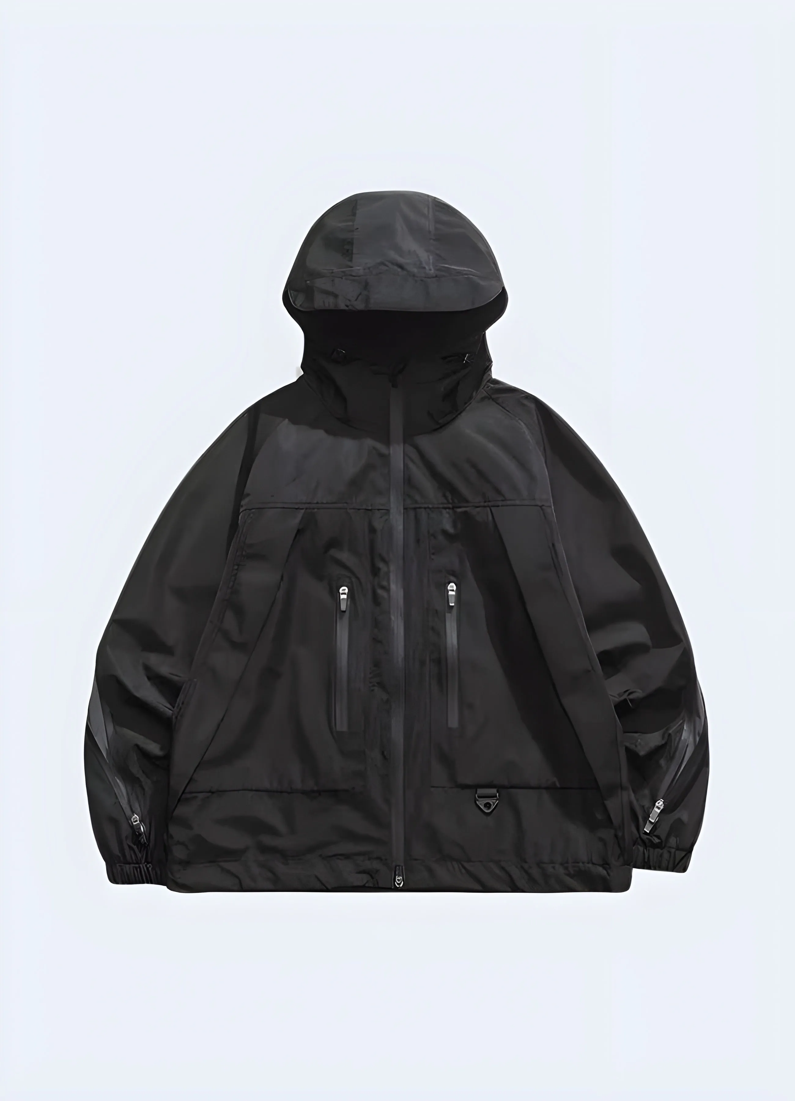 Techwear Tactical Purple Windbreaker Women