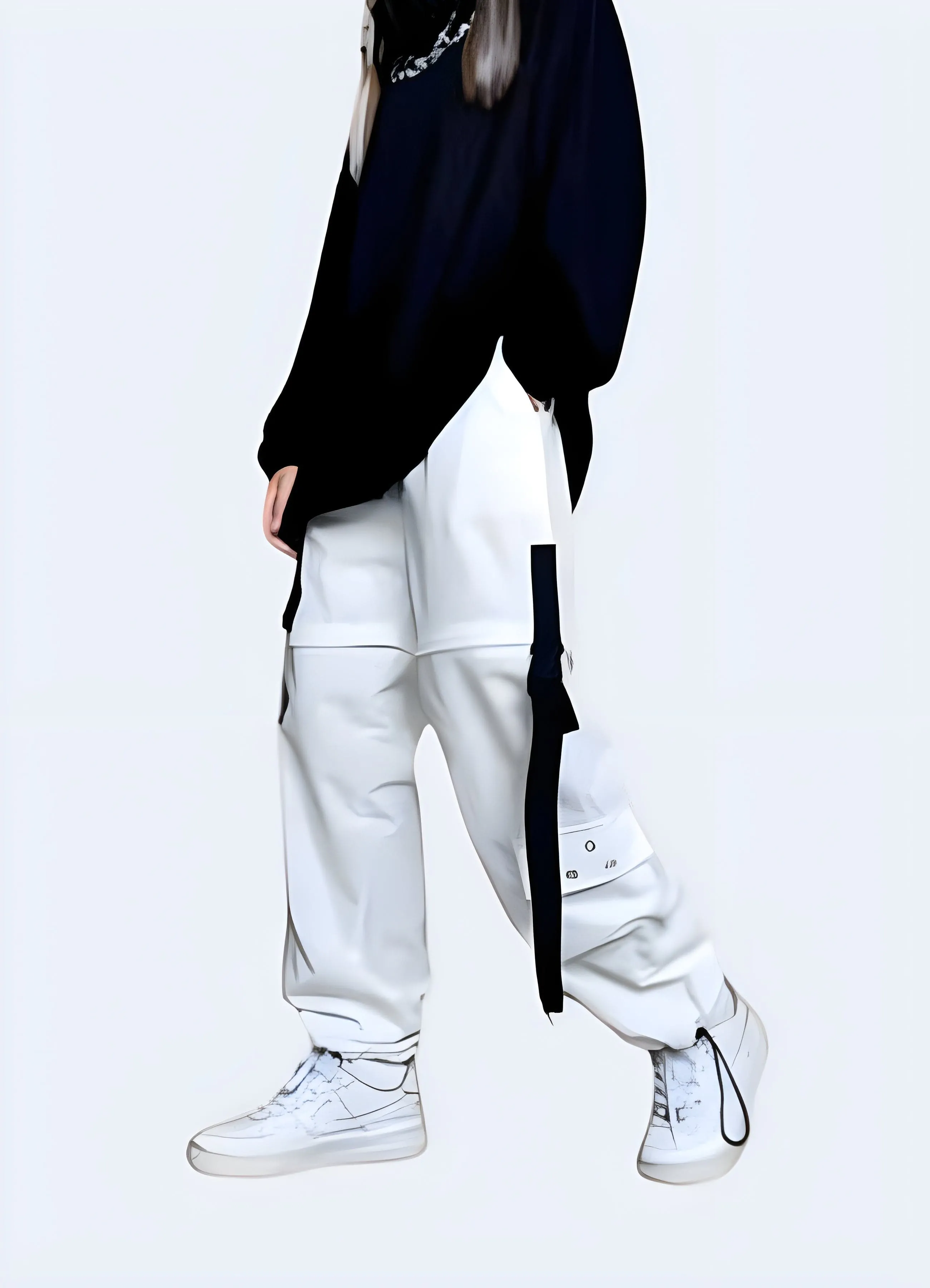 Techwear White Pant Women