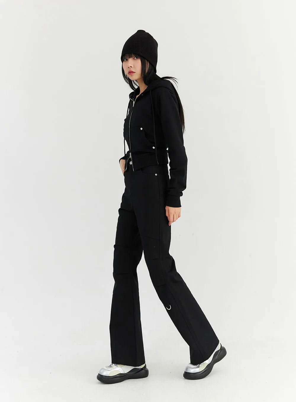 Two-Way Zip-Up Hoodie Jacket CN306