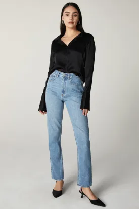 Unpublished Sloane High-Rise Cigarette Denim in Miracle Mile