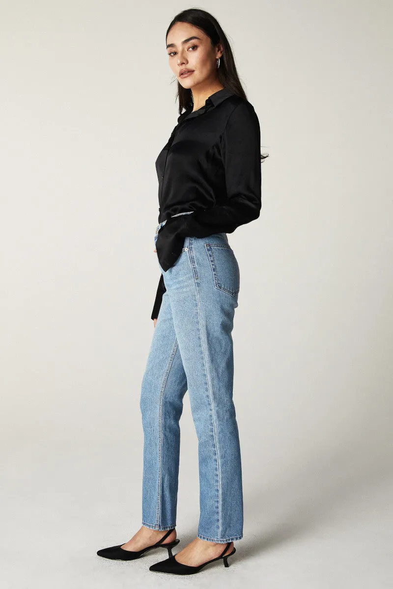 Unpublished Sloane High-Rise Cigarette Denim in Miracle Mile