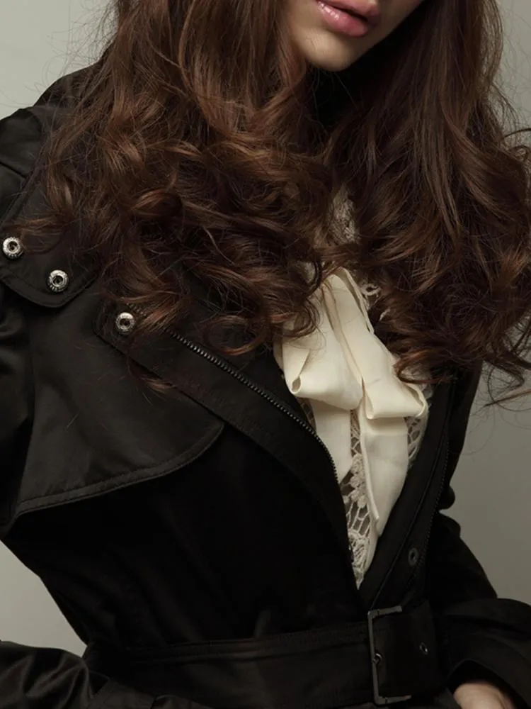 Winter warm cotton hooded coat