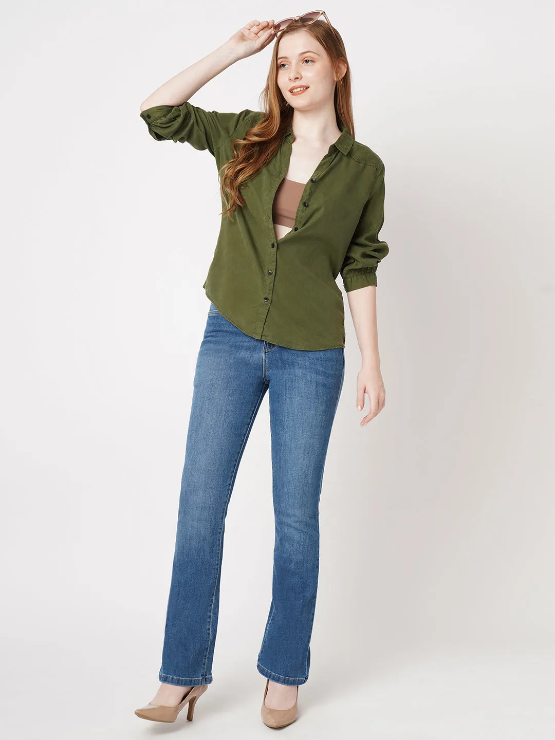 Women Solid Shirt