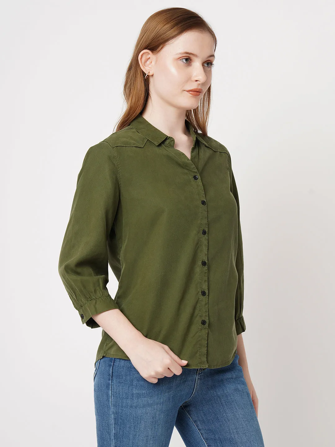 Women Solid Shirt