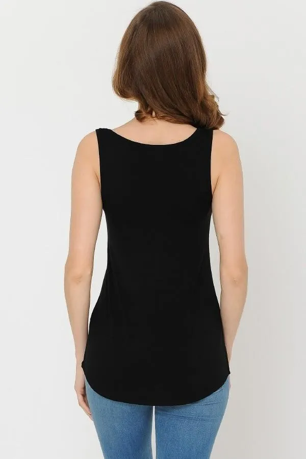 Womens Coffee Netflix Yoga Pants Graphic Tank Top Black Sizes S/M/L