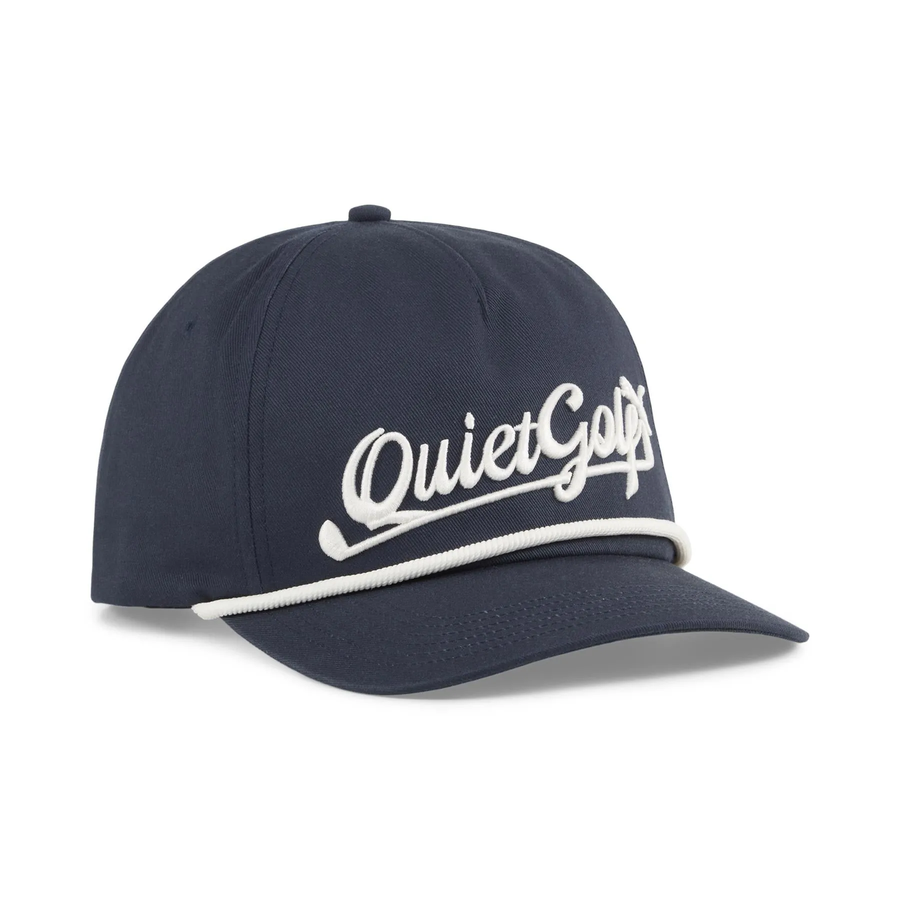 X QGC Rope Cap Dark Night/Warm White - SS24